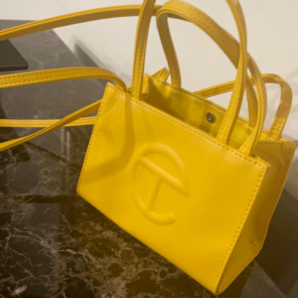 Authentic Yellow Telfar Bag